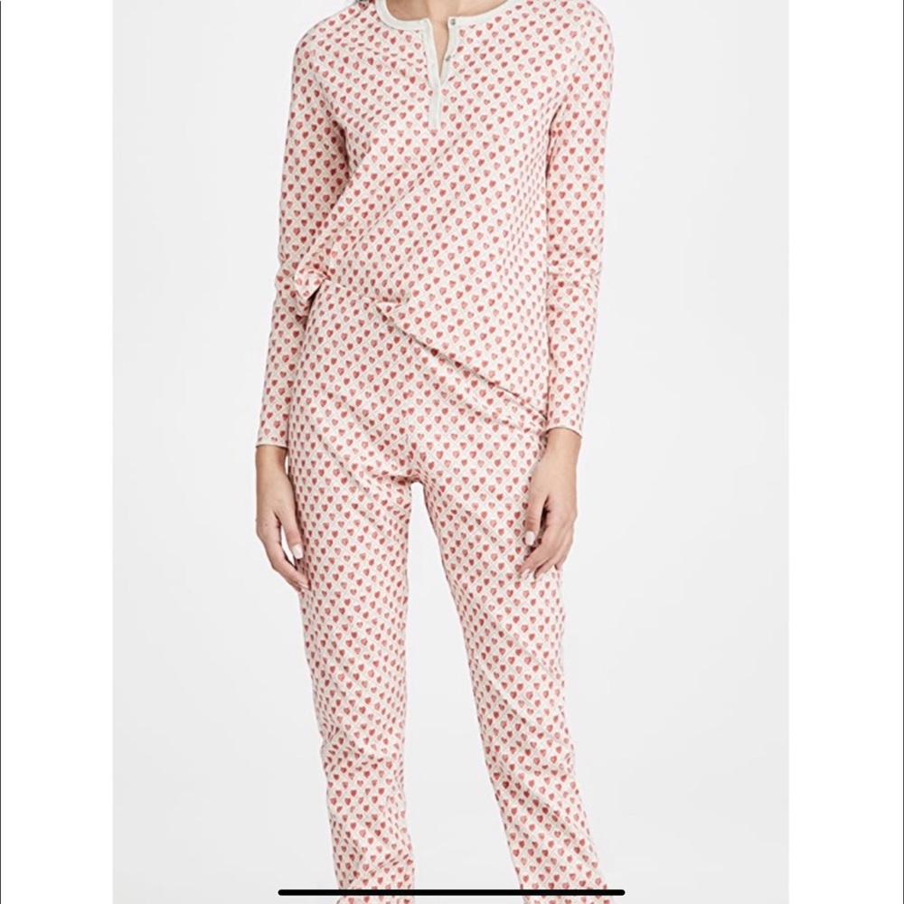 Roberta Roller Rabbit Women’s Pajamas in Quilted Hearts (Size L)